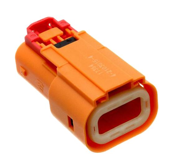 Te Connectivity 4-2103015-5 Automotive Housing, Plug, 2Pos, Orange