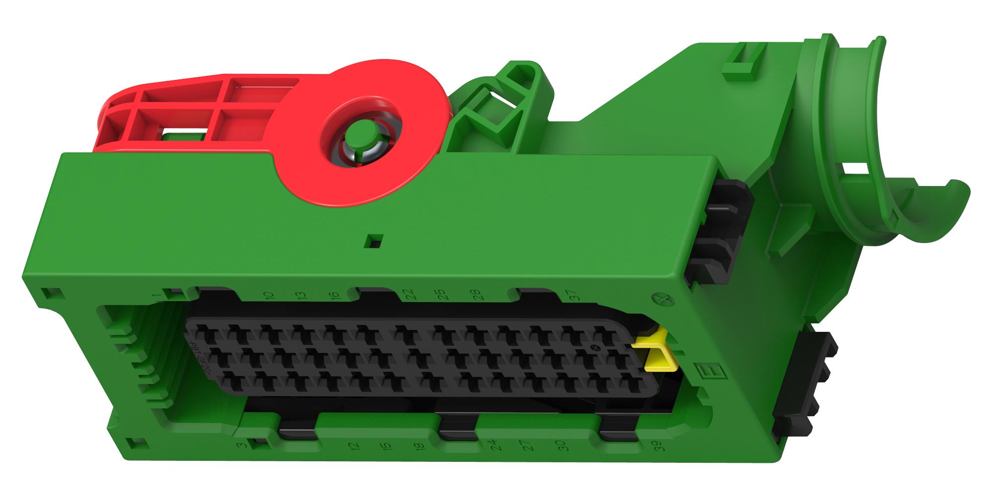 Te Connectivity 5-2208684-3 Automotive Housing, Rcpt, 39Pos, Green