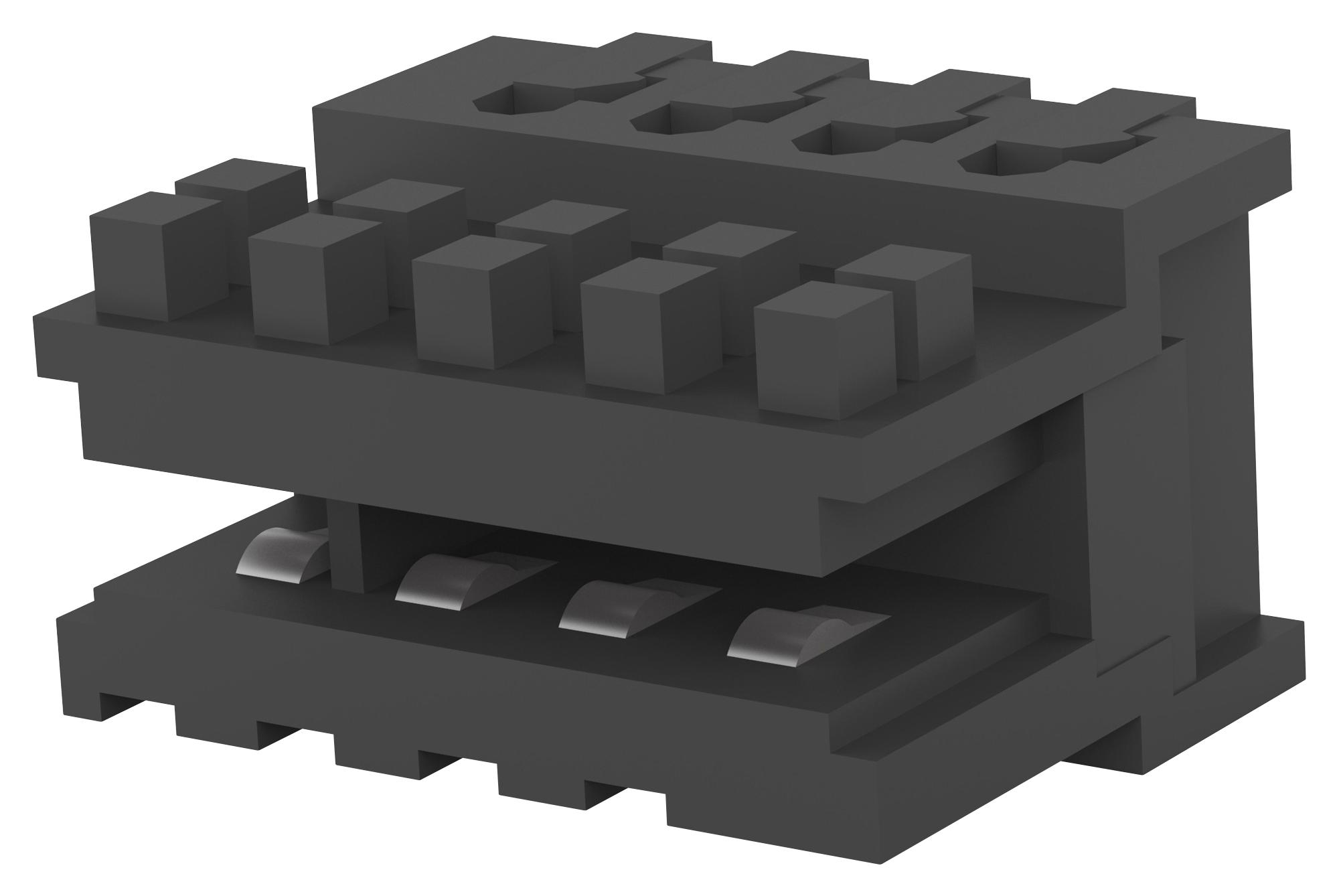 Te Connectivity 2-284932-4 Card Edge Conn, Dual Side, 4Pos, Cable