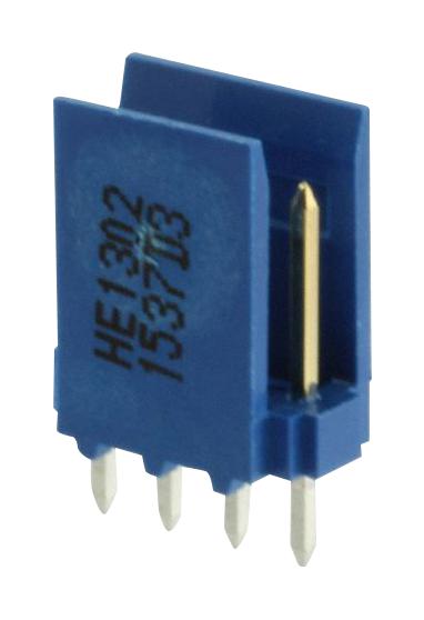 Amp Connectors / Te Connectivity 281696-4 Conn, Header, 4Pos, 1Row, 2.54mm