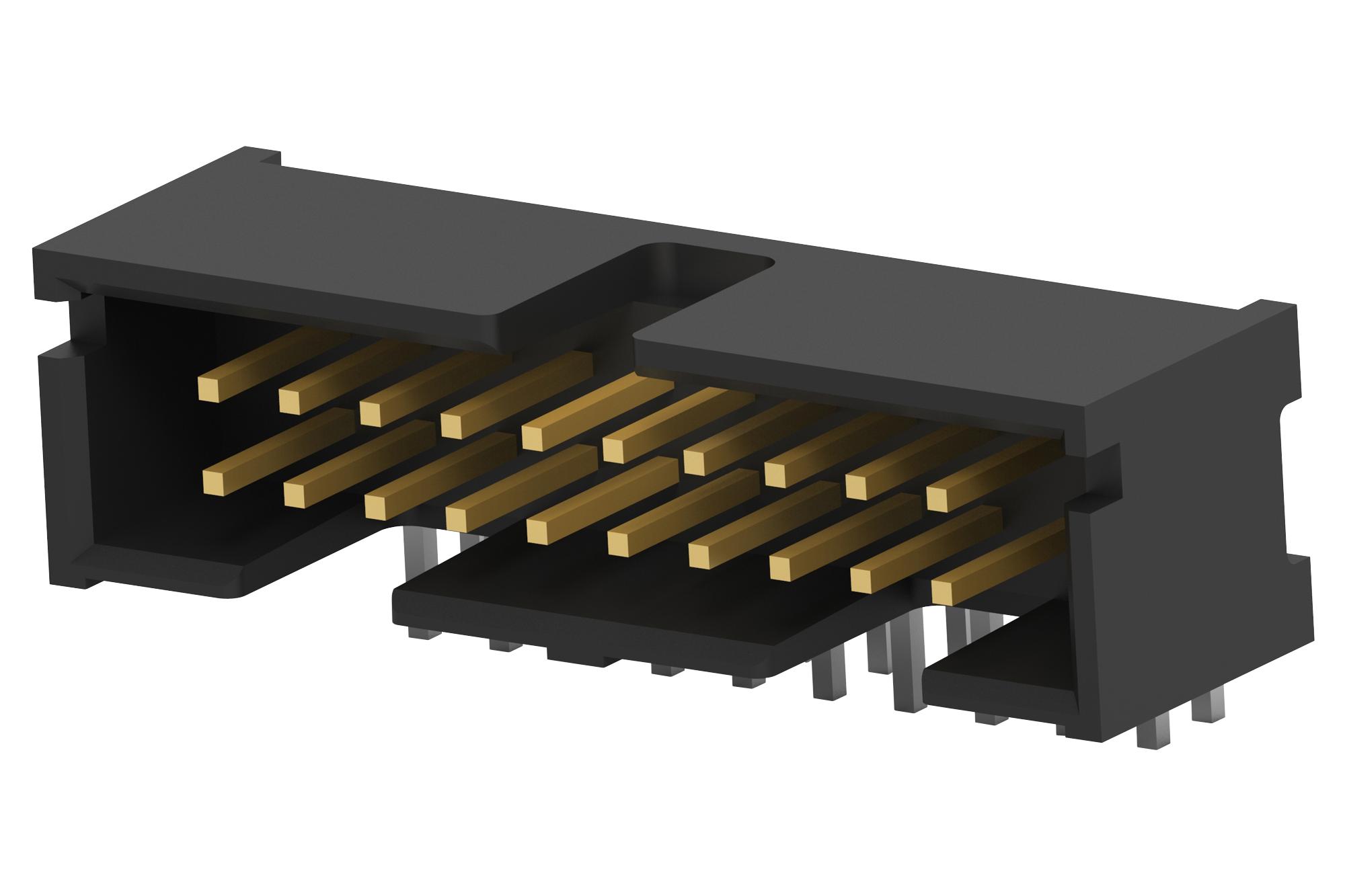 Amp Connectors / Te Connectivity 5103311-5 Conn, R/a Header, 20Pos, 2Row, 2.54mm