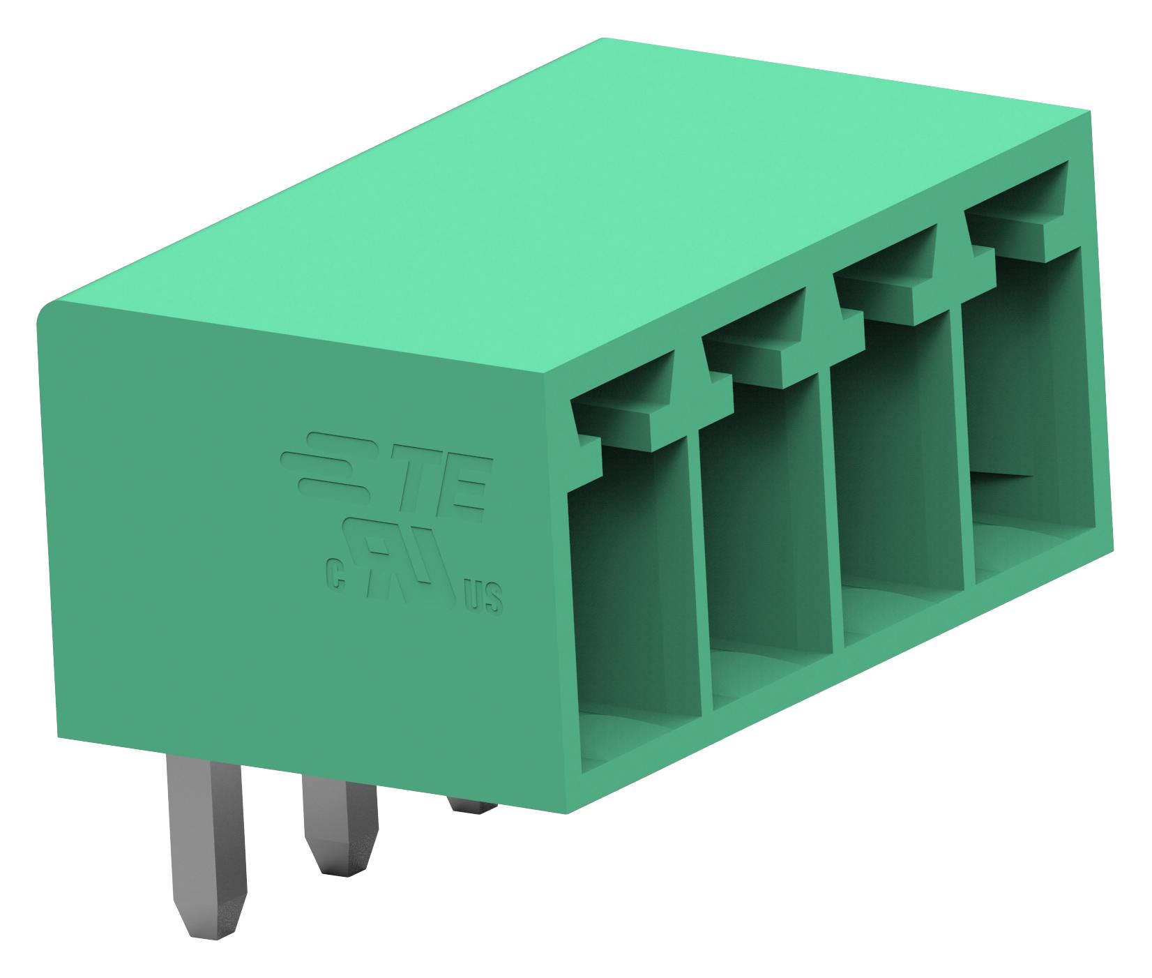 Te Connectivity 2350514-6 Terminal Block, R/a Header, 6Way, Th