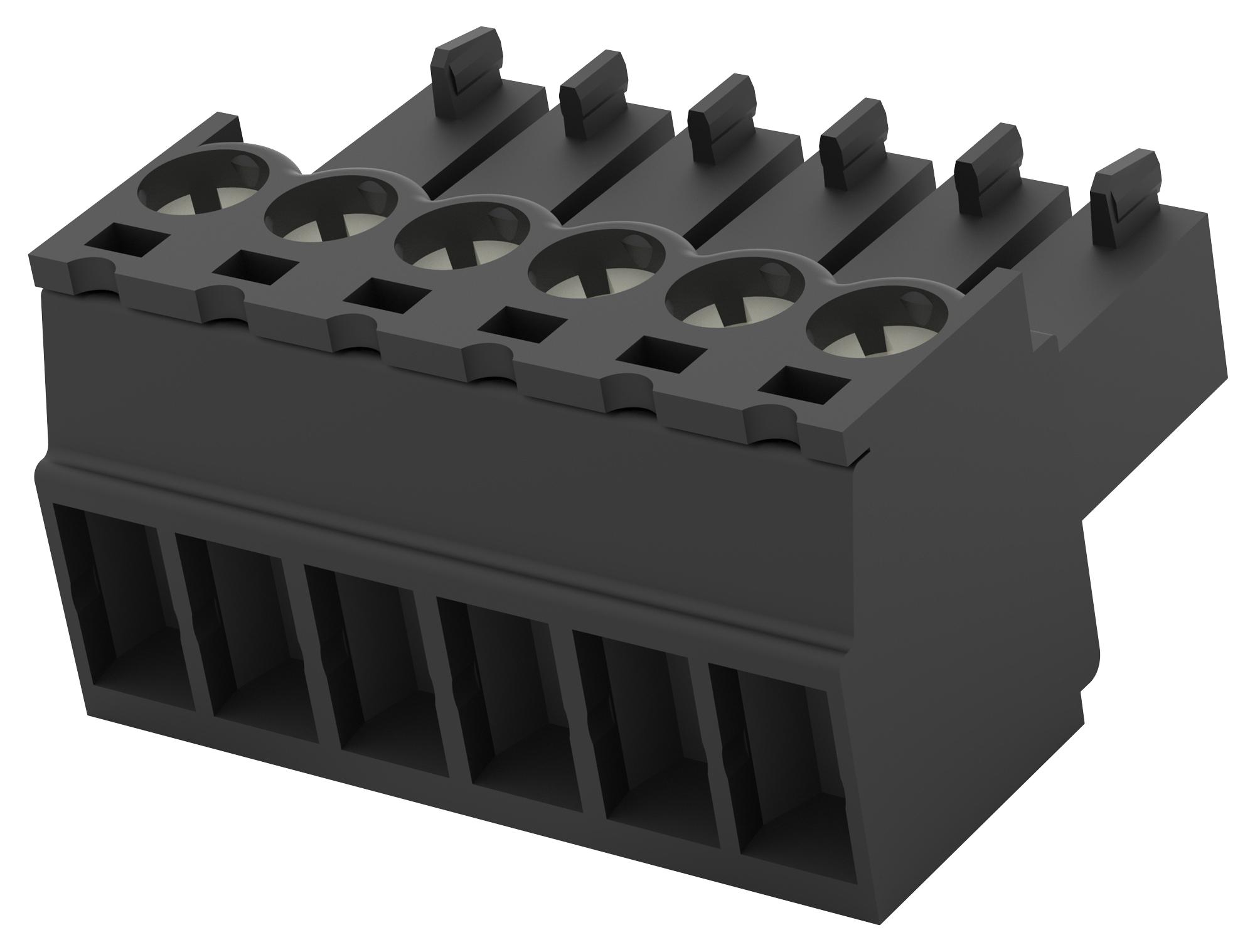 Te Connectivity 2213936-6 Terminal Block, Pluggable, 6Pos, 16Awg