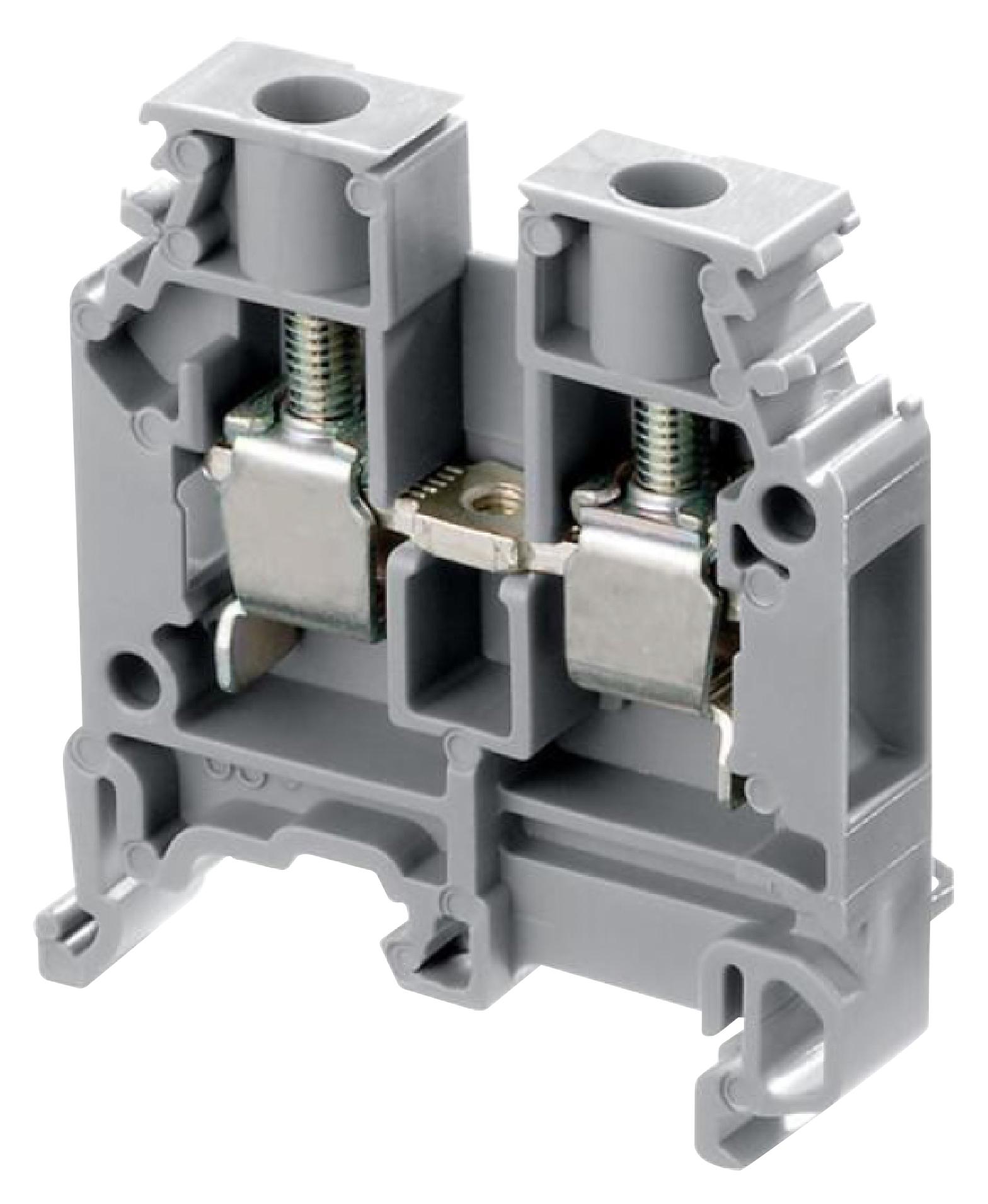 Entrelec TE Connectivity 1Sna125120R1100 Terminal Block, Din Rail, 2Way, 6Awg