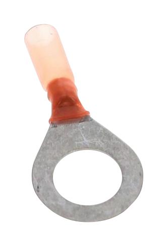 Raychem / Te Connectivity B-106-1991 Terminal, Ring Tongue, 3/8, 18Awg, Red