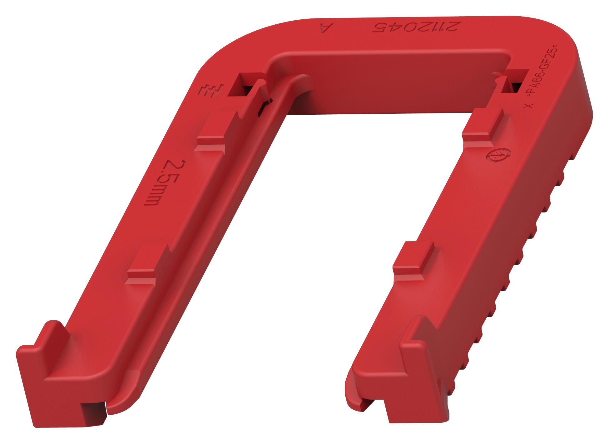 Te Connectivity 2112045-1 Slide, 26Pos, Red