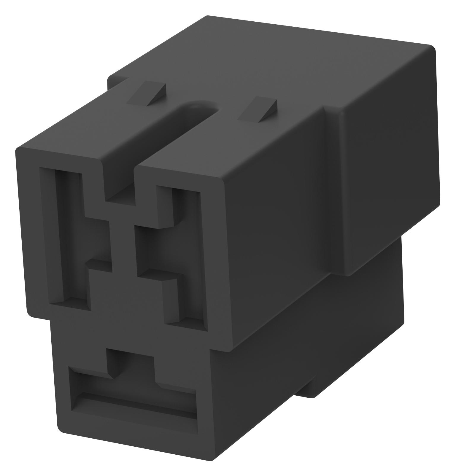 Amp Connectors / Te Connectivity 180941-5 Connector Housing, Rcpt, 3Pos, 6.3mm