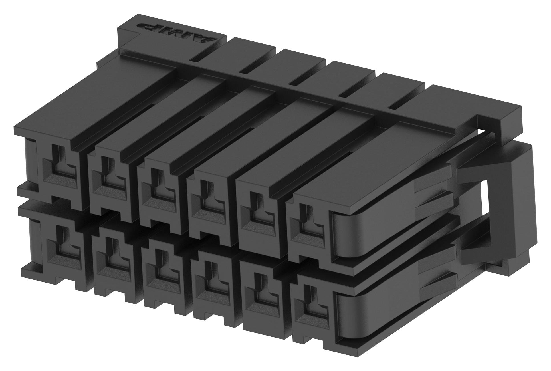 Amp Connectors / Te Connectivity 3-917659-6 Connector Housing, Rcpt, 12Pos, 5.08mm