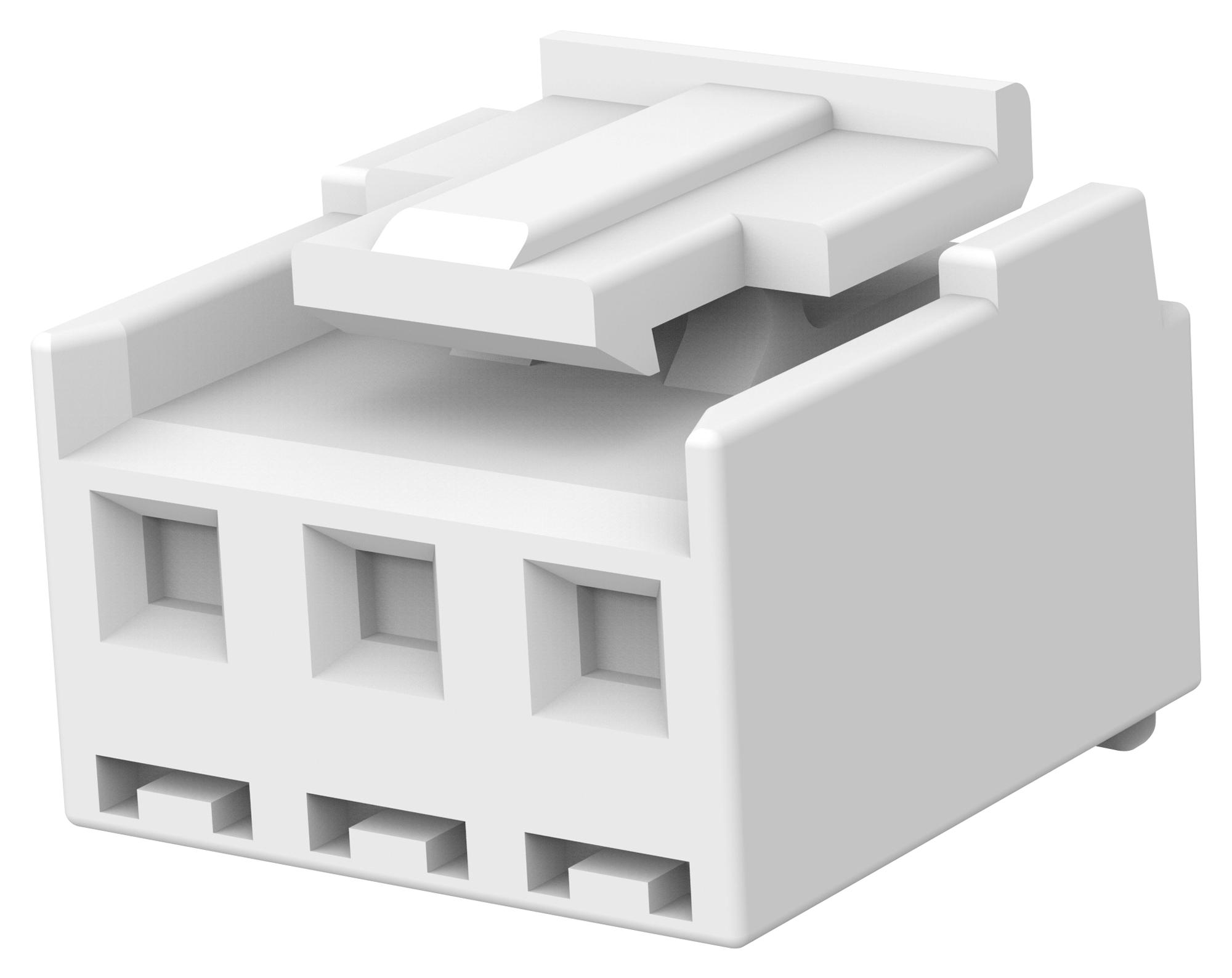 Te Connectivity 1744416-3 Connector Housing, Rcpt, 3Pos, 3.96mm