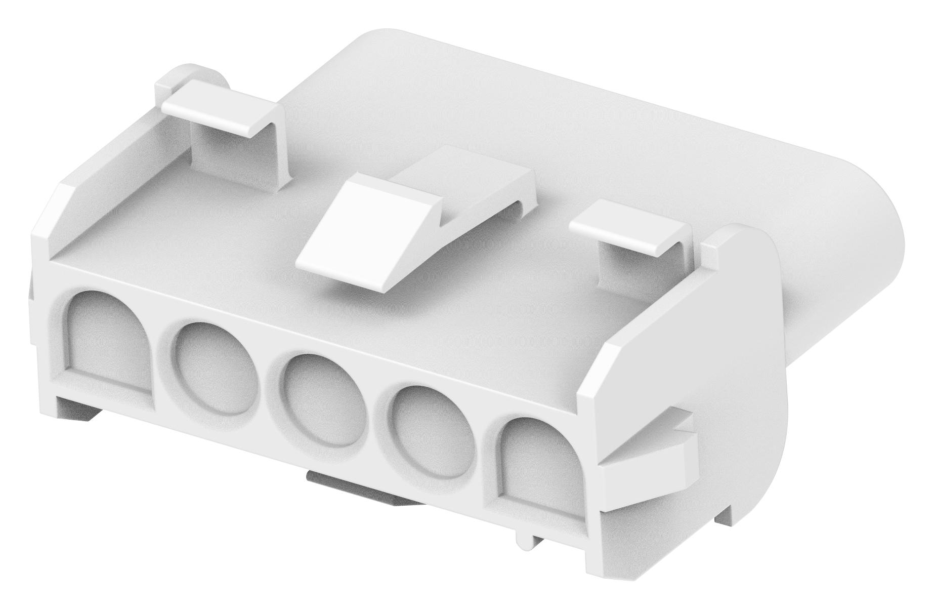 Amp Connectors / Te Connectivity 350810-2 Connector Housing, Rcpt, 5Pos, 6.35mm