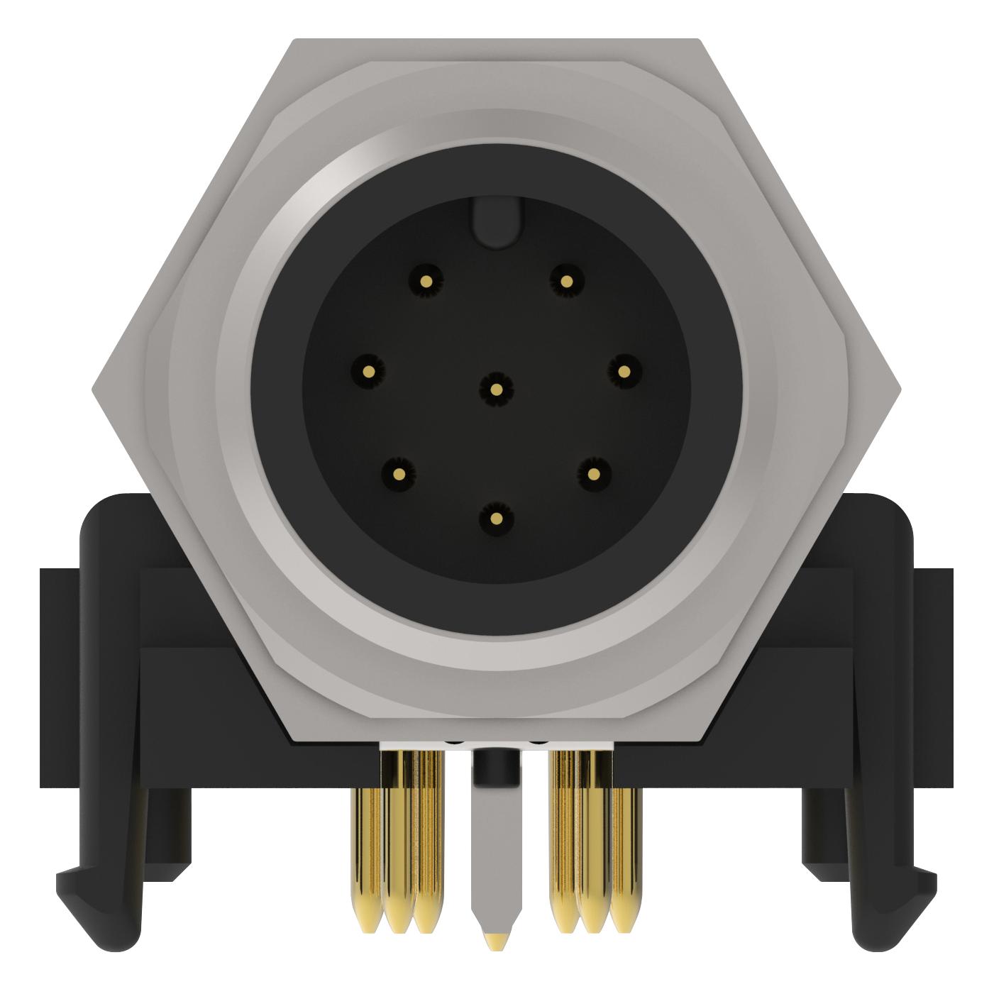 Te Connectivity 5-2172081-2 Sensor Connector, M12, R/a Plug, 8Pos