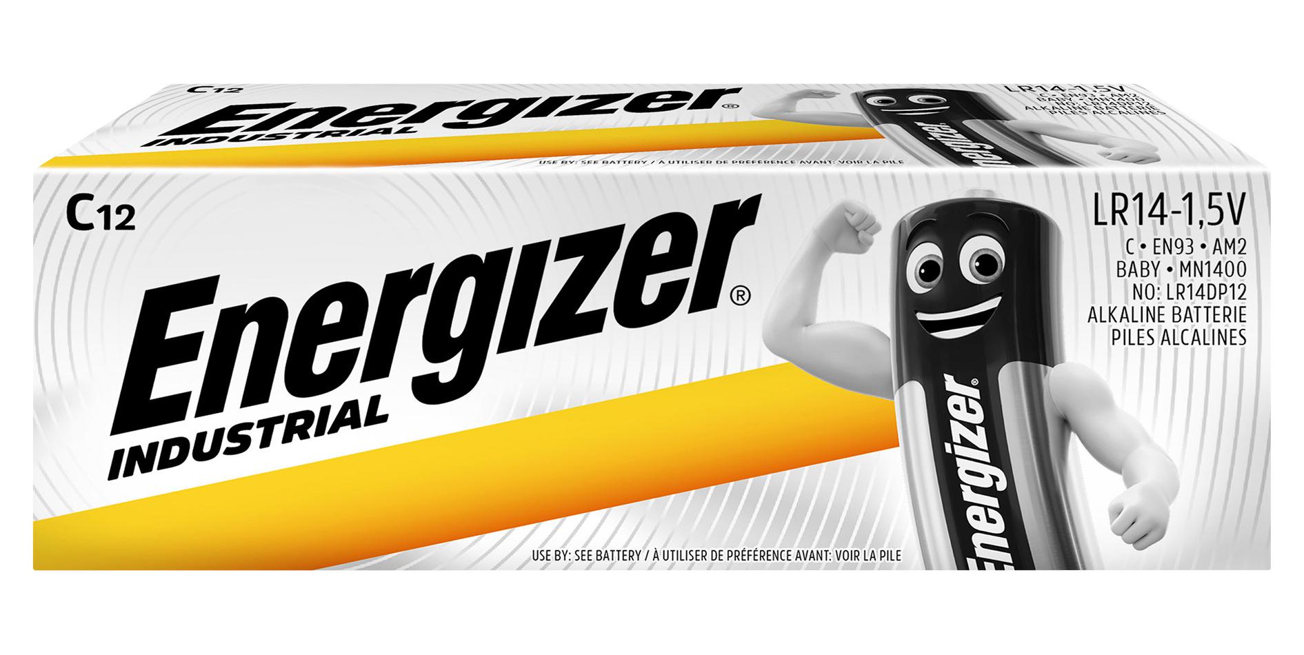 Energizer E300824400 Battery, C, 1.5V