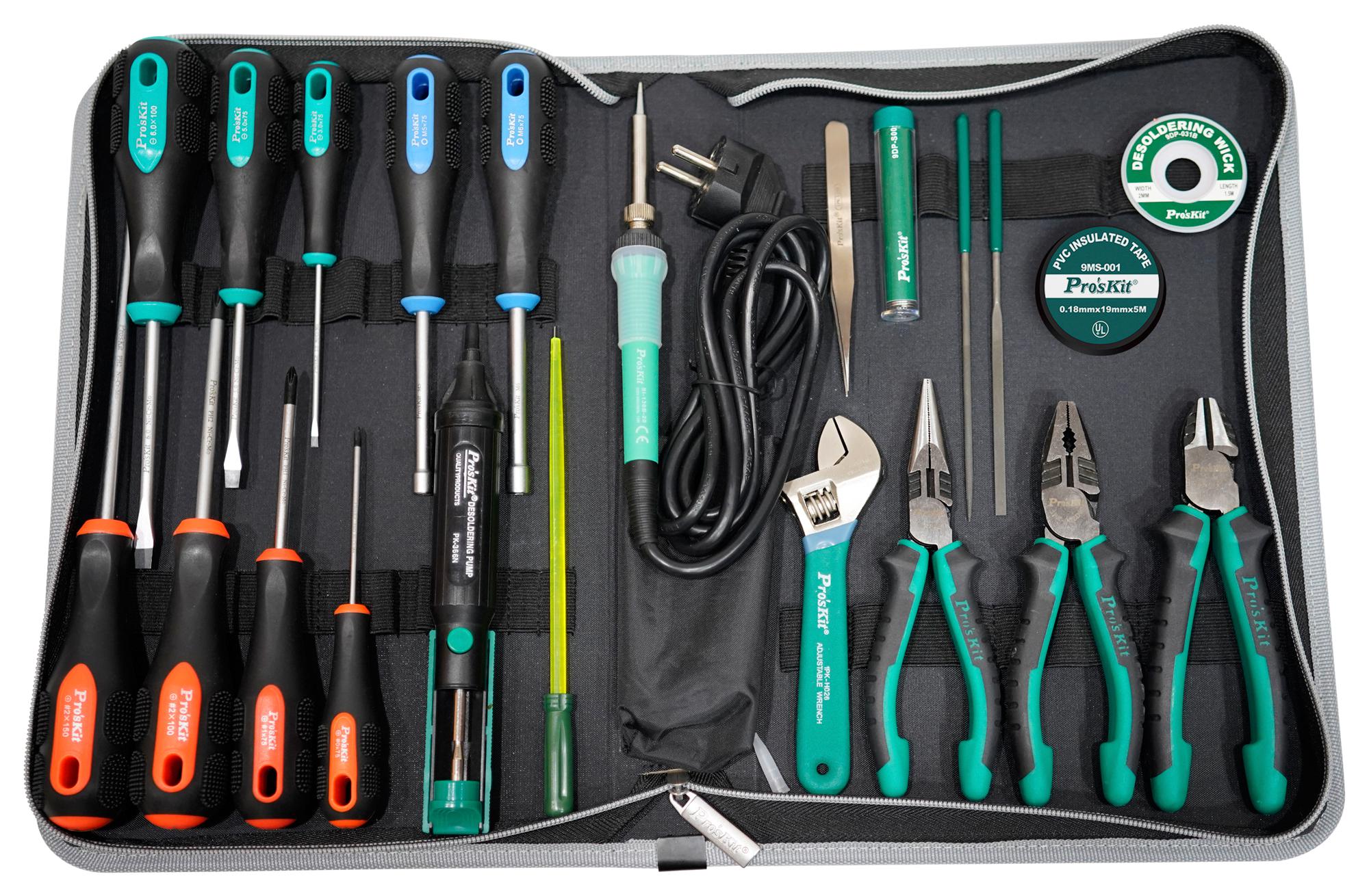 Proskit Industries Pk-813 Uk Electrical Appiances Repair Tool Set, Uk