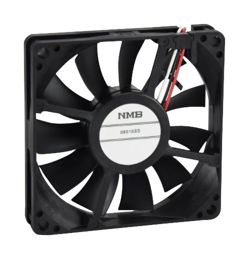 Nmb Technologies 08015Ss-24M-Aa-00 Dc Axial Fan, Sleeve, 30Cfm, 0.1A, 24V