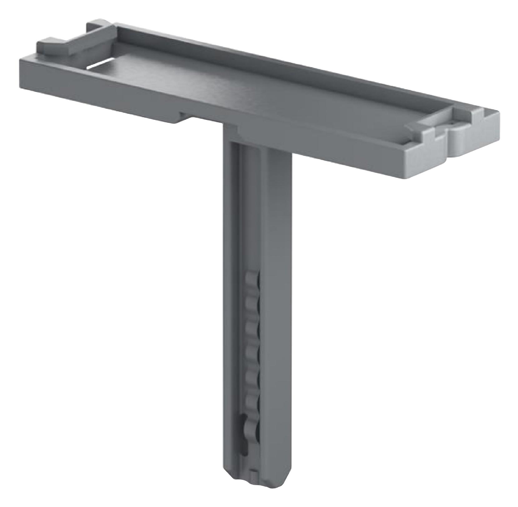 Entrelec TE Connectivity 1Snk900605R0000 Label Holder, Dark Grey, Polyamide