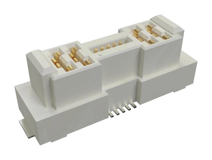 Amphenol Communications Solutions 10159559-410221Rlf Mezzanine Connector, Rcpt, 14Pos, 2Row, 0.8mm