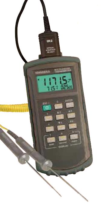 Omega Hh506Ra Data Logger, Thermocouple, 2 Channel