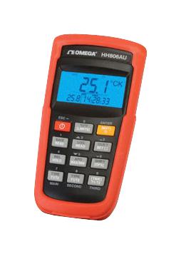 Omega Hh806Au Data Logger, Thermocouple, 2 Channel