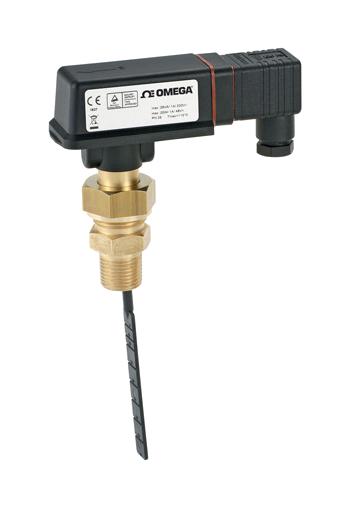 Omega Fsw301 Flow Switch, 15-500Lpm, 1/2 Mnpt, 25Bar