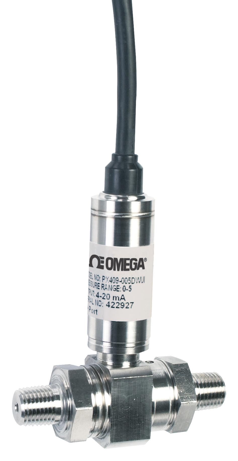 Omega Px409-001Dwui Pressure Transducer, 1Psi, Diff, Analog