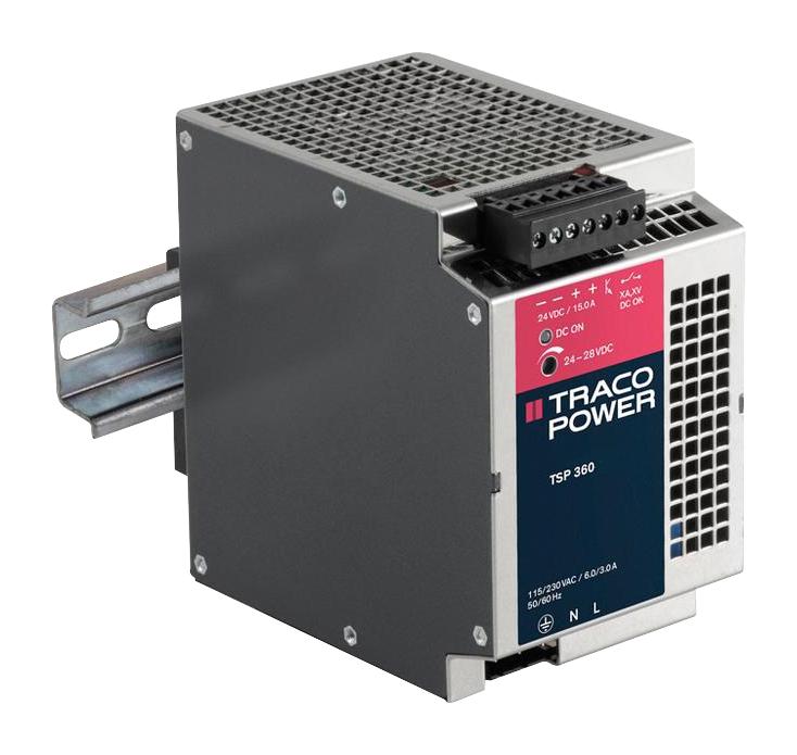 TRACO Power Tsp 360-148 Ex Power Supply, Ac-Dc, 48V, 7.5A