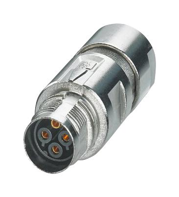 Phoenix Contact 1069498 Circular Connector, Rcpt, 3+Pe, Crimp