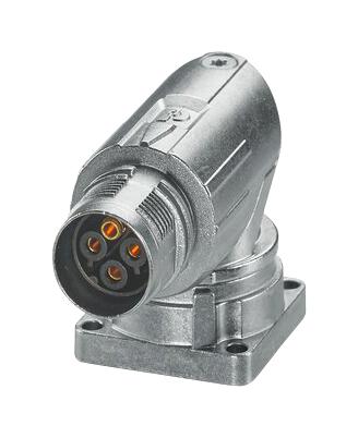 Phoenix Contact 1069508 Circular Connector, R/a Rcpt, 3+Pe, Crimp