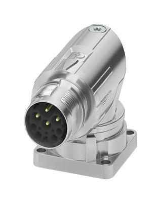 Phoenix Contact 1628501 Circular Connector, R/a Rcpt, 5+3+Pe, Crimp