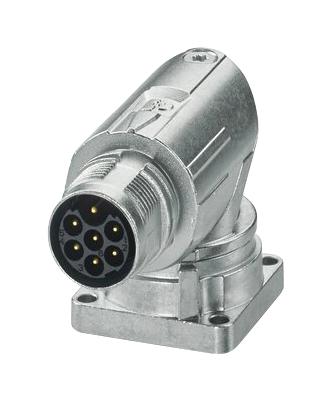 Phoenix Contact 1628509 Circular Connector, R/a Rcpt, 6+Pe, Crimp