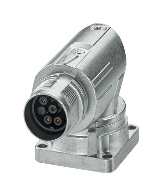 Phoenix Contact 1628514 Circular Connector, R/a Rcpt, 5+Pe, Crimp