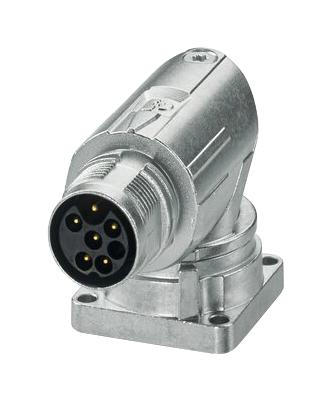 Phoenix Contact 1628513 Circular Connector, R/a Rcpt, 5+Pe, Crimp