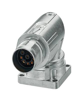 Phoenix Contact 1628524 Circular Connector, R/a Rcpt, 8Pos, Crimp