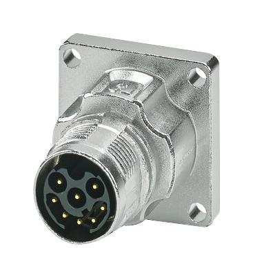 Phoenix Contact 1628932 Circular Connector, Rcpt, 8Pos, Crimp