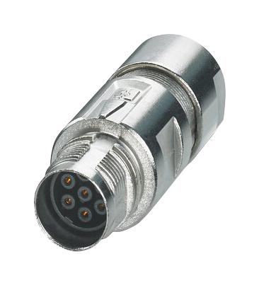 Phoenix Contact 1628945 Circular Connector, Rcpt, 6+Pe, Crimp