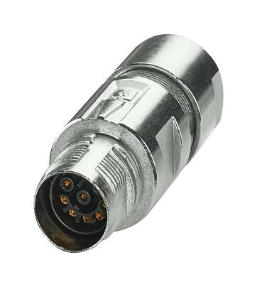 Phoenix Contact 1628971 Circular Connector, Rcpt, 8Pos, Crimp