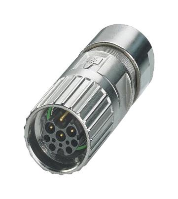 Phoenix Contact 1629020 Circular Connector, Plug, 5+3+Pe, Crimp