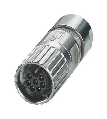 Phoenix Contact 1629026 Circular Connector, Plug, 7+Pe, Crimp