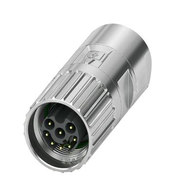 Phoenix Contact 1629058 Circular Connector, Plug, 8Pos, Crimp