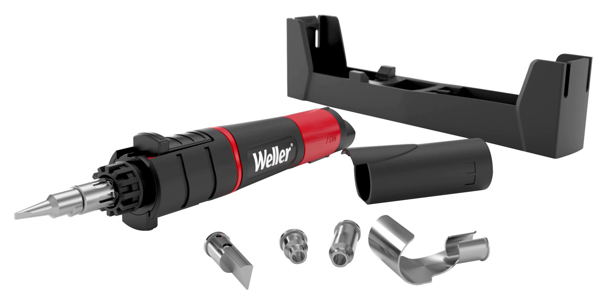 Weller Wlbuk75 Cordles Soldering Iron And Heat Tool Kit