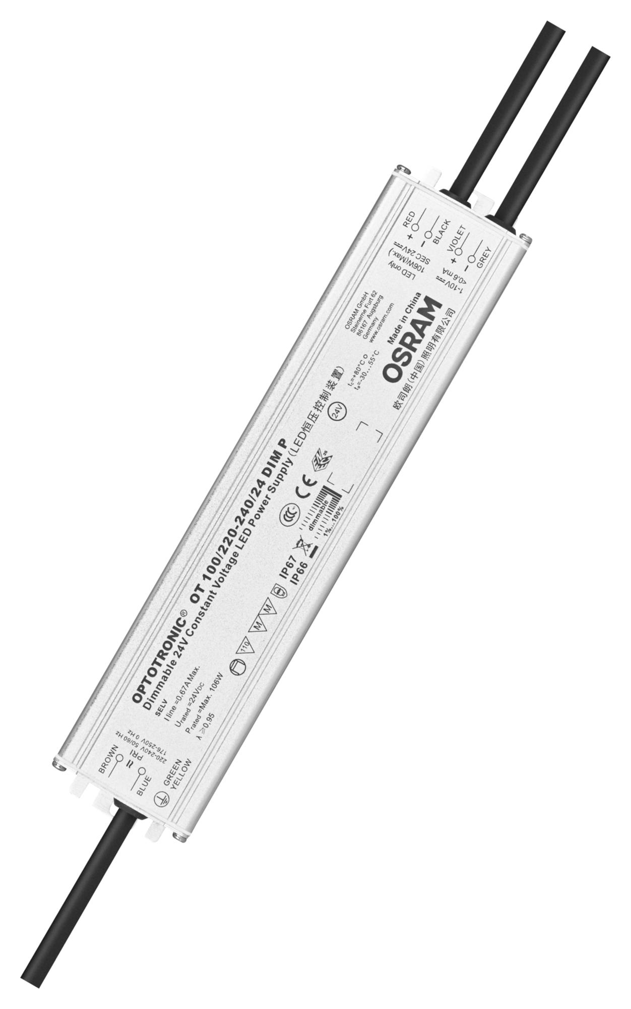 Osram Ot-100/220-240/24-Dim-P Led Driver/psu, Constant Volt, 100W