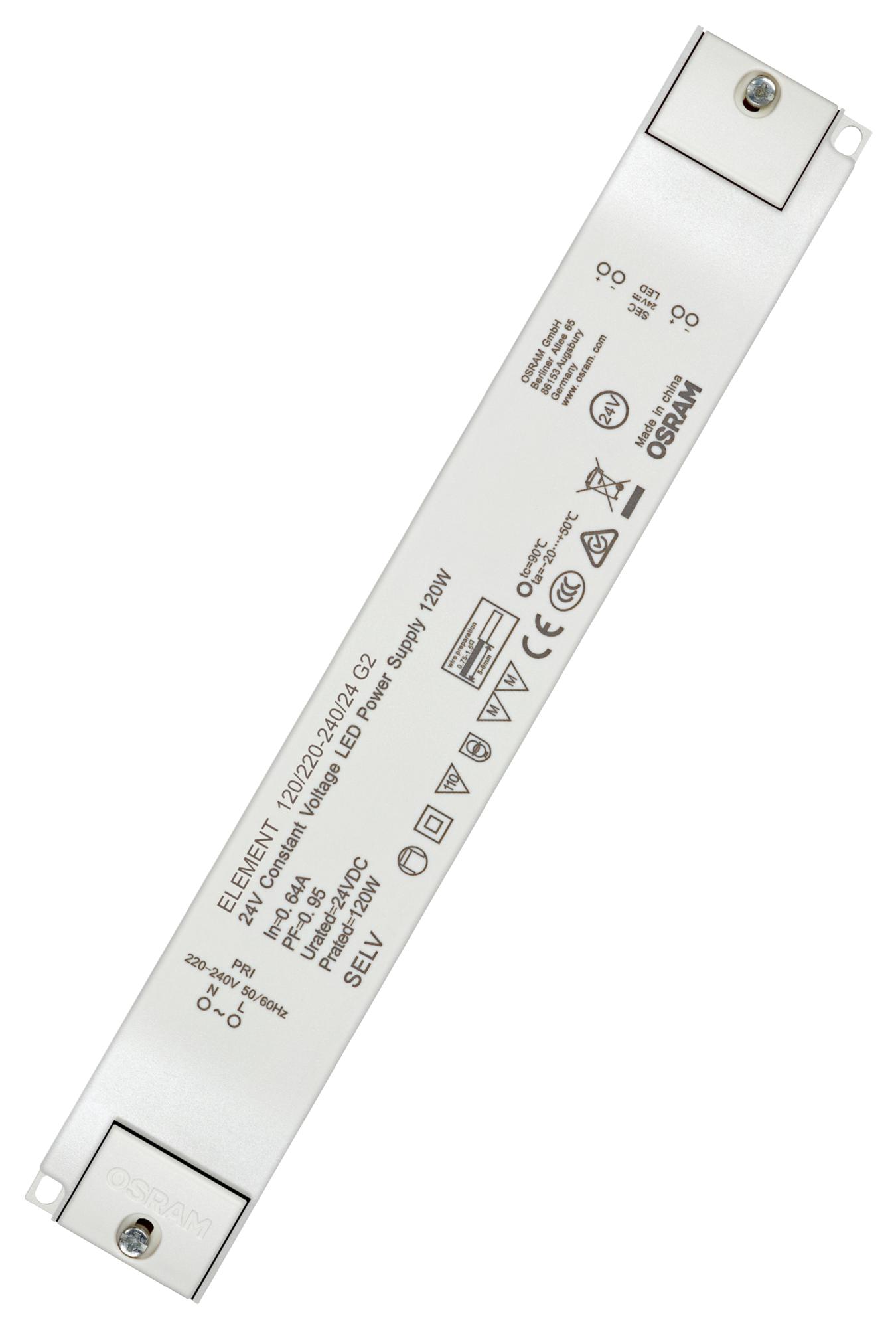 Osram Element-120/220-240/24-G2 Led Driver/psu, Constant Volt, 120W