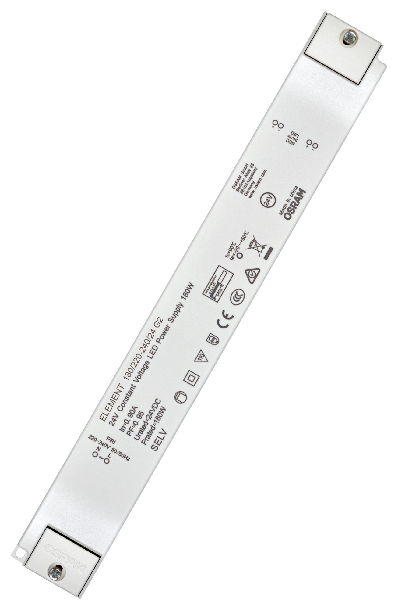 Osram Element-180/220-240/24-G2 Led Driver/psu, Constant Volt, 180W