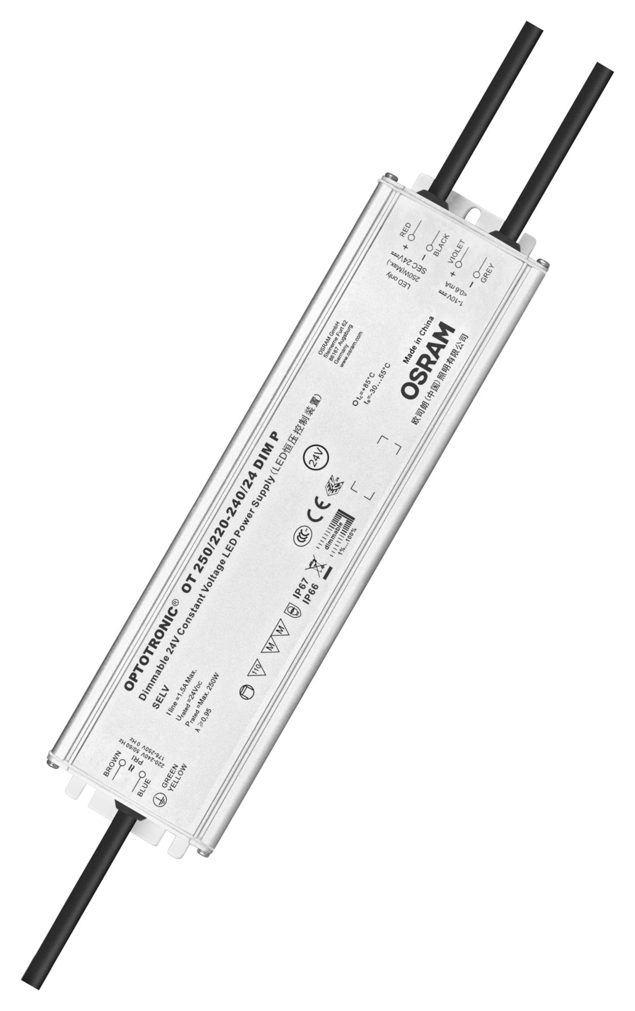 Osram Ot-250/220-240/24-Dim-P Led Driver/psu, Constant Volt, 250W