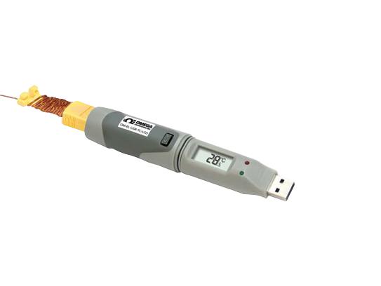 Omega Om-El-Usb-Tc-Lcd Data Logger, Usb Thermocouple, 4-Ch