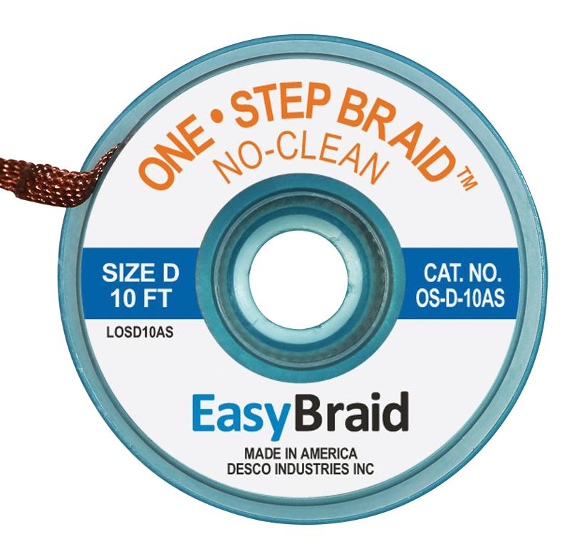 Menda Os-D-10As Desoldering Braid, 10Ft X 0.1