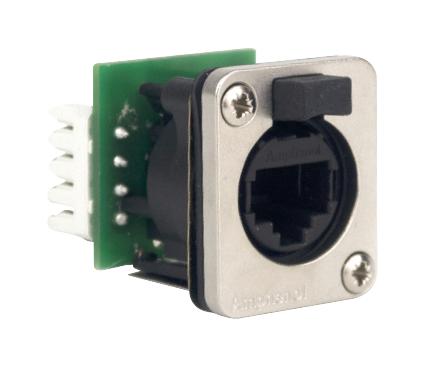 Amphenol Sine/tuchel Rjxs8Fd5I Rj45 Connector, Jack, 1Port, Panel