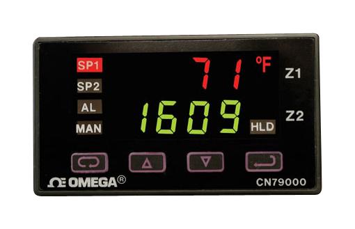 Omega Cn79022-C4 Dual Zone Controller, 1/32 Din