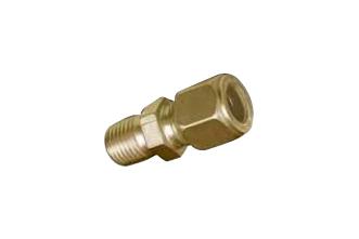 Omega Brlk-M30-18T Compression Fitting, 1/8 Bspt, Brass