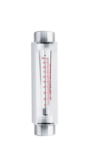 Omega Fl7303 Flowmeter, 13.2Lpm, 125 Psi, 1/2 Fnpt