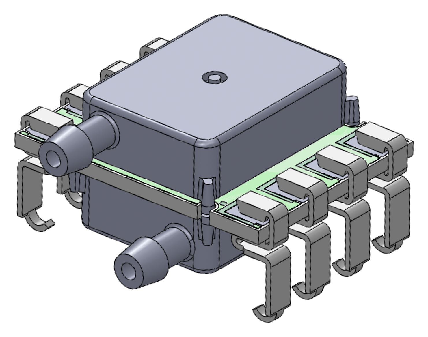 Amphenol All Sensors Elvh-M500D-Hrrj-C-N3A4 Pressure Sensor, 500Mbar, Diff, I2C